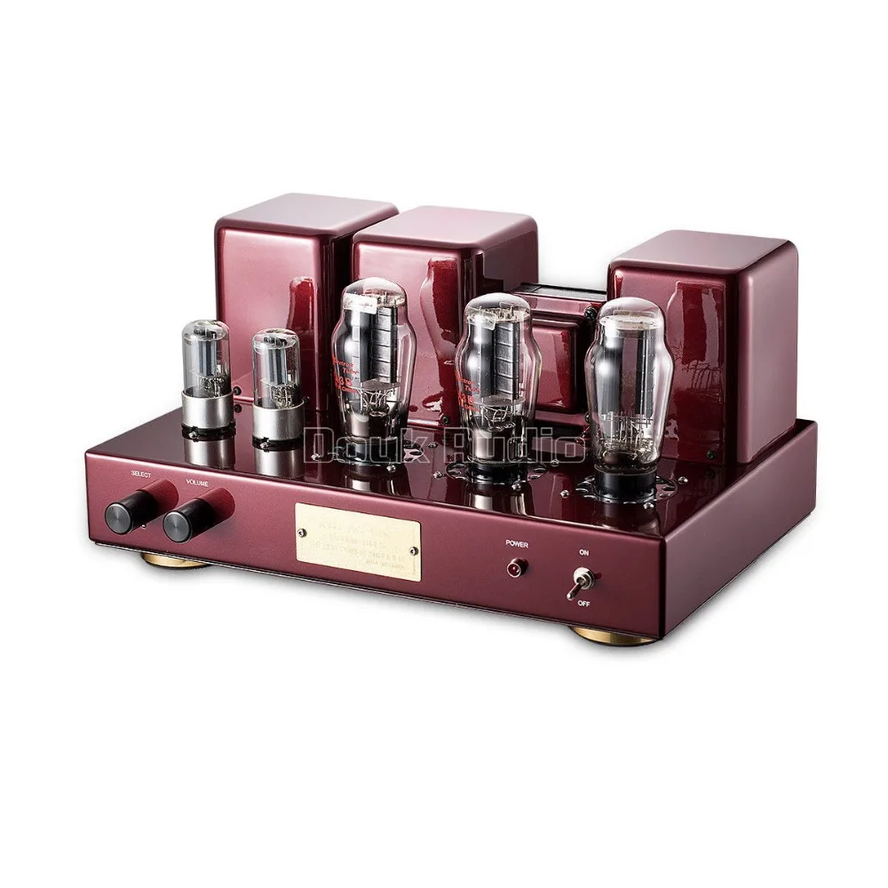 Douk аудио Hi-end 2A3 вакуумный ламповый Интегрированный усилитель класса A одноконцевый усилитель мощности домашний аудио усилитель