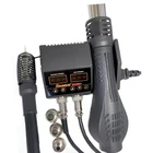 Паяльник с термофеном 2 в 1 сварочная станция BGA наладочная станция инструменты для быстрого пайки горячим воздухом 858 858D 8858d + 8858 8898