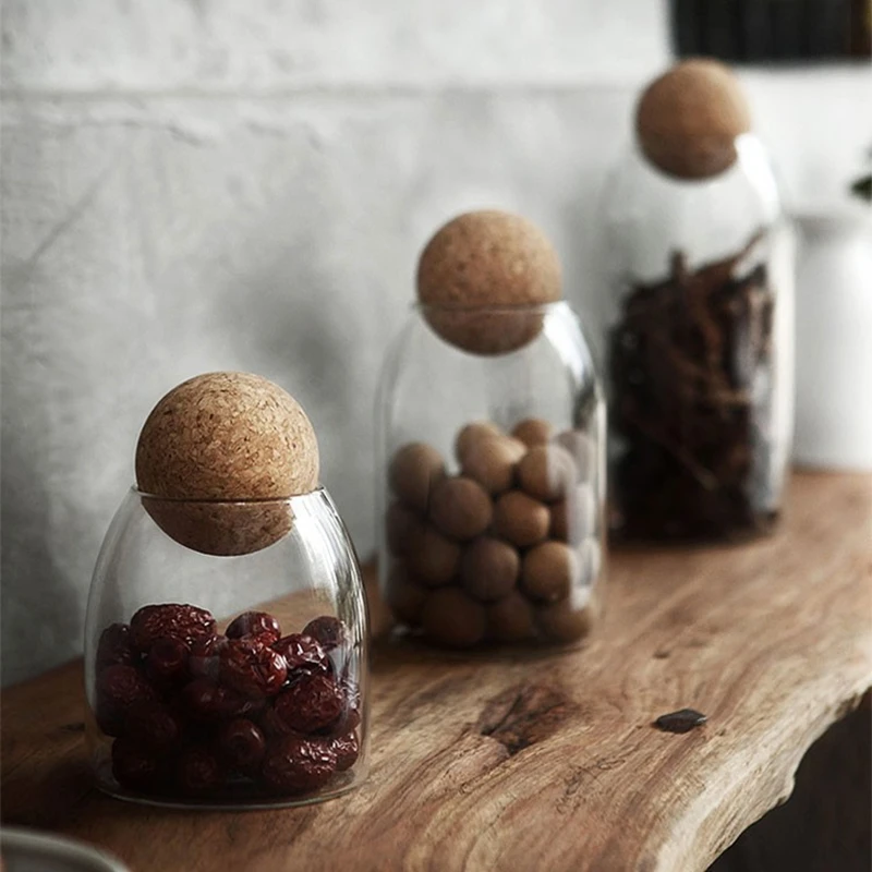 Стеклянная бутылка для хранения банки контейнеры боросиликатные прозрачные