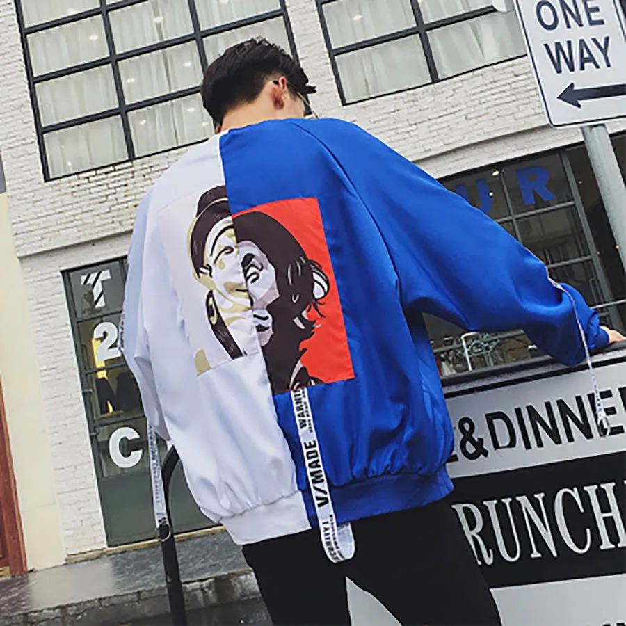 Varsity Letterman забавная куртка-бомбер мужская уличная пилот хип-хоп Flight college Anorak