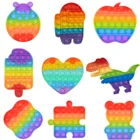 Пузырьки-антистресс для взрослых, игрушки для снятия стресса, антистресс, сжимаемые игрушки