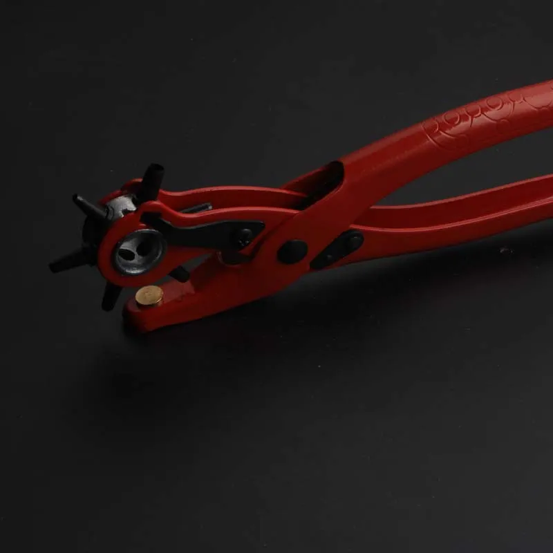 Дырокол вращающийся дырокол для кожи плоскогубцы 6 размеров Круглый перфоратор