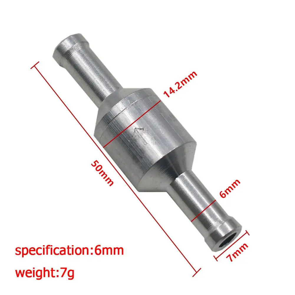 

Aluminium Alloy One Way Fuel Non Return Check Valve Petrol Diesel for Car