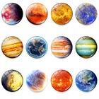 Магнит на холодильник, 5 шт., 12 планет, полная луна, солнечная система, планеты, Вселенная, галактика, небула, звезда, магниты на холодильник, украшение для дома