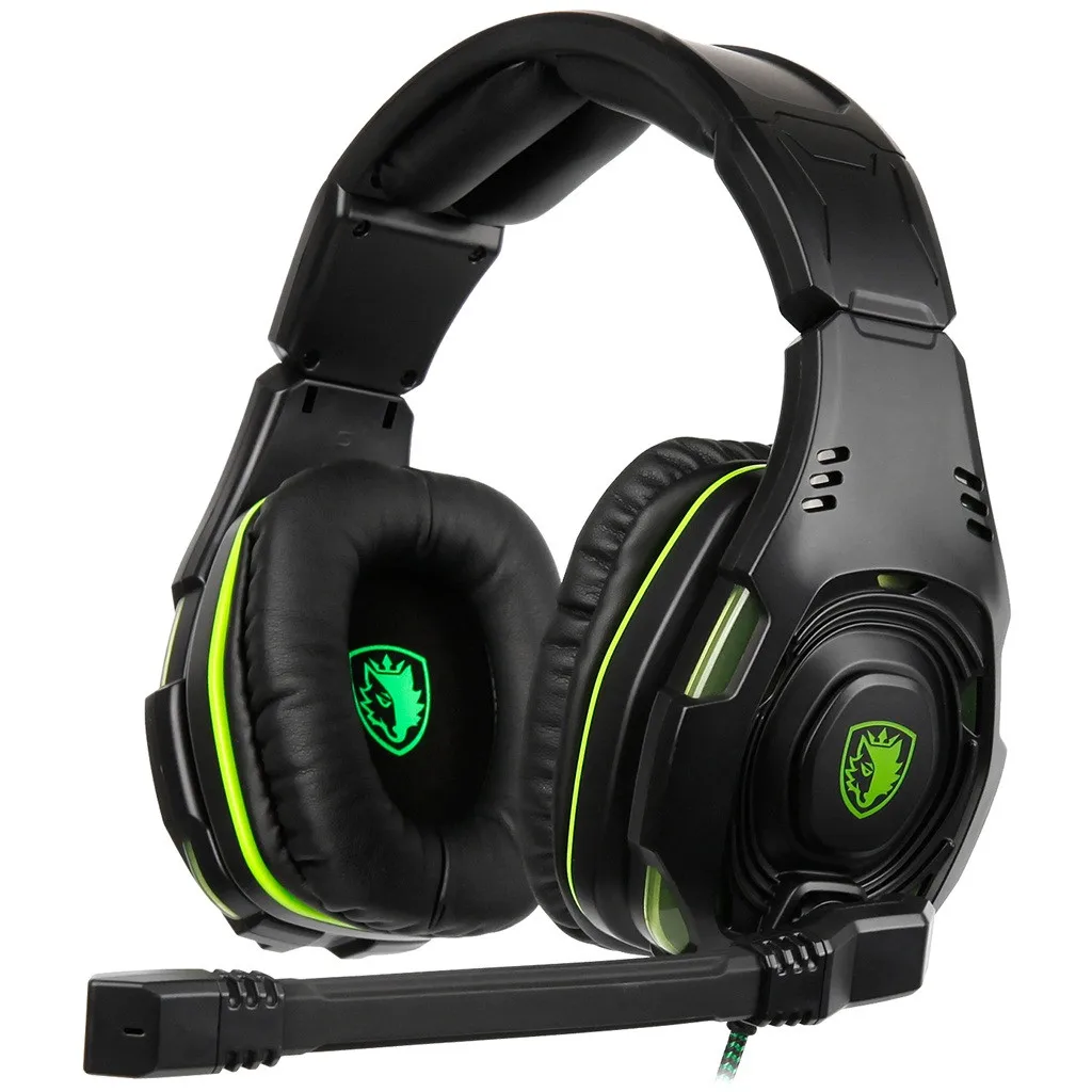 Профессиональная игровая гарнитура SADES SA938 для геймеров наушники с микрофоном