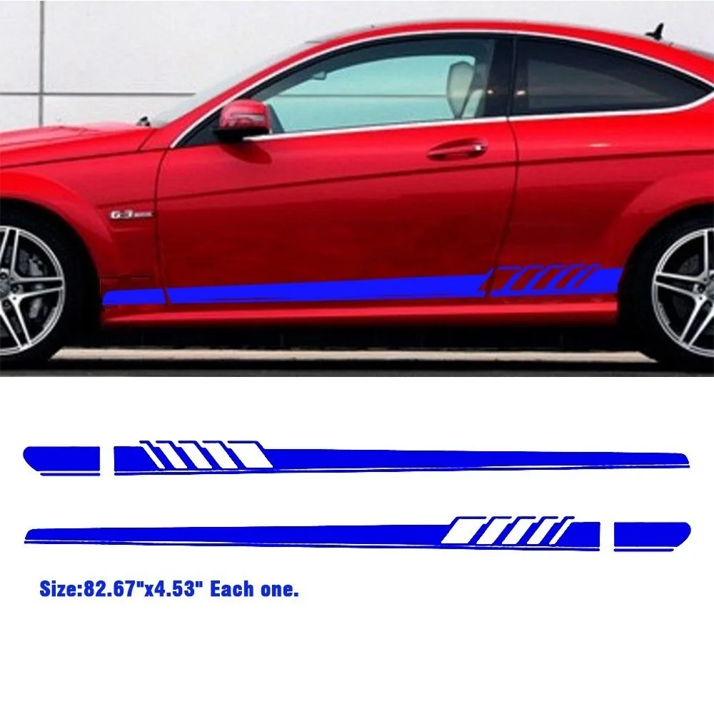 Для () подходит для всех автомобилей Авто Боковая юбка наклейка автомобиля