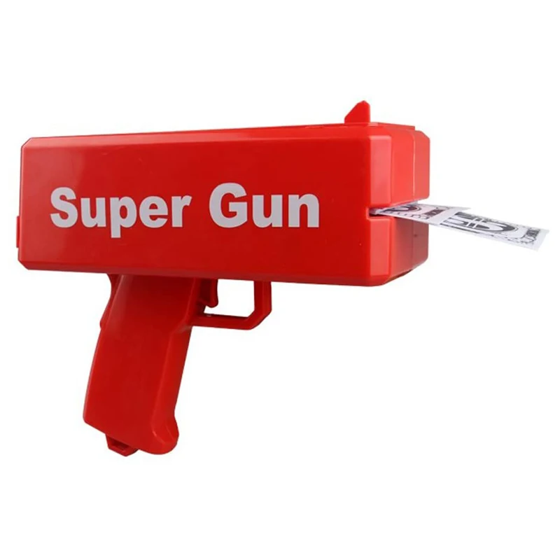 Поддельные бумажные деньги Трампа 2020 с денежным пистолетом Make It Rain 100 долларов