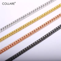 collare african chain jewelry sets goldsilverblack color snake link chain necklace bracelet sets men jewelry s561