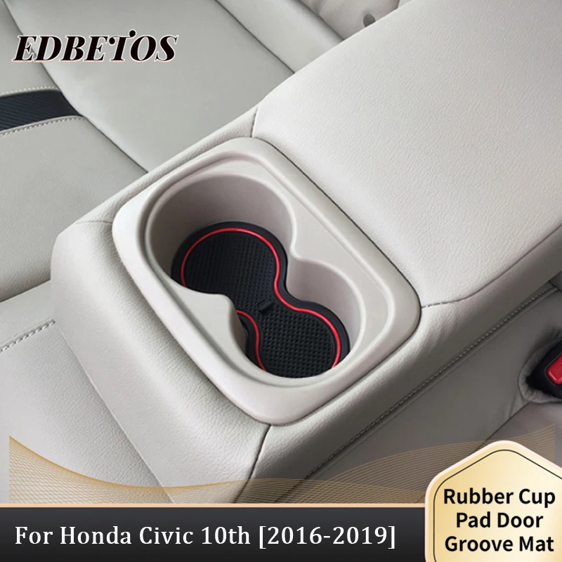 Для Honda Civic 10 10-го поколения FC FC1 FC2 FC5 аксессуары 2016 2017 2018 2019 нескользящие вставки