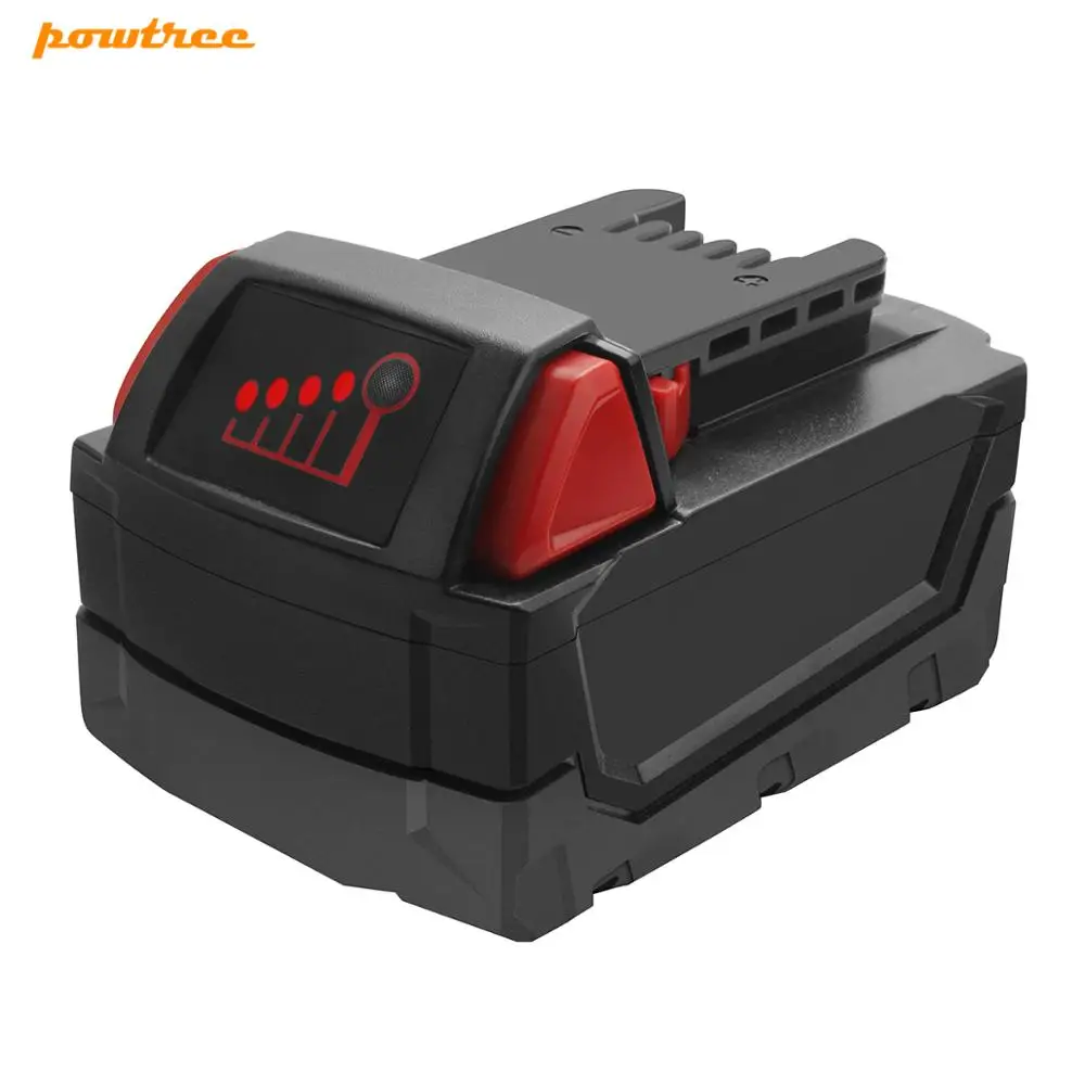 Литий ионная аккумуляторная батарея для Milwaukee M18 6000 мАч Замена