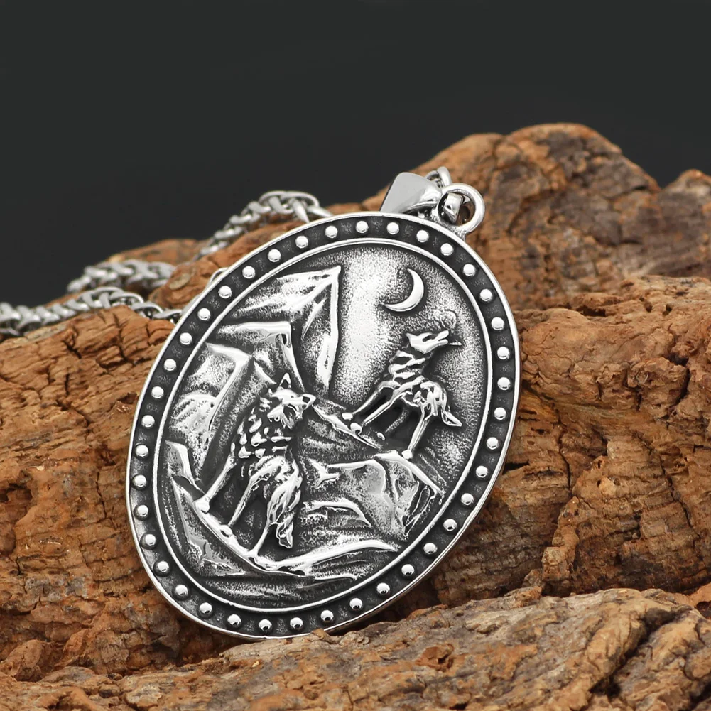 Скандинавский Викинг амулет odin лицо Волка Гери Фреки Ворон Амулет из нержавеющей