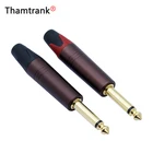 10 шт. 2 полюса 6,35 мм моно sopomore основной усилитель микрофона 6,35 мм jack 14 