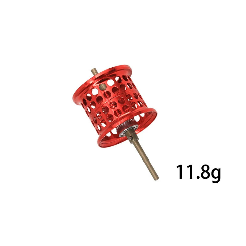 11.8g red Deukio Рыболовные Катушки Baitcast Катушка авиационный алюминиевый провод чашка катушка для рыбалки запасные части приманка литье катушка для PMAX3/BMAX3/SMAX3 - Цвет: 11.8g red