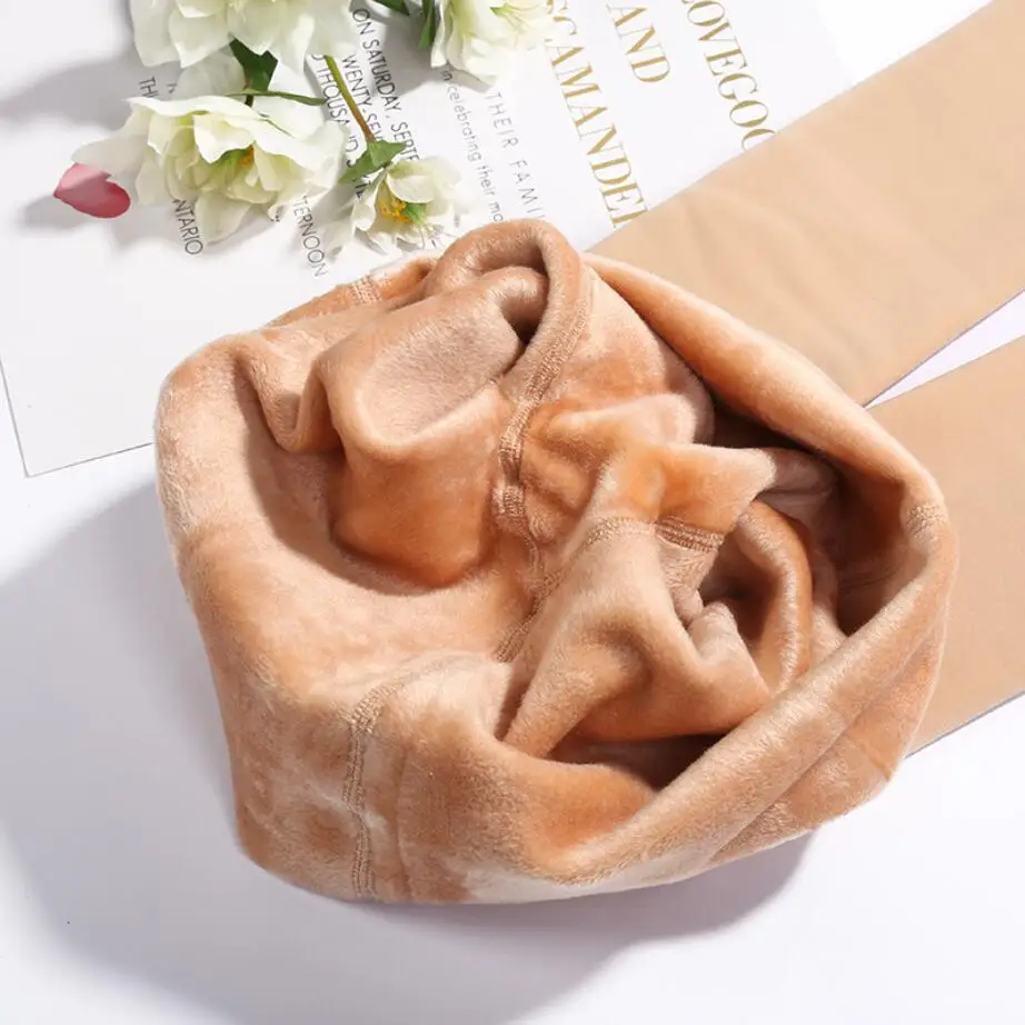 Зимние плотные бархатные колготки большого размера 300 г женские пикантные rajstopy