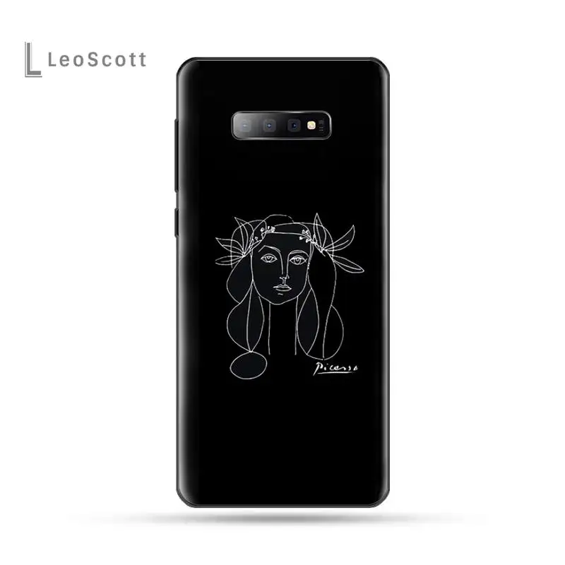 

Simple line David hand smoke Phone Case For Samsung S6 S7 edge S8 S9 S10 e plus A10 A50 A70 note8 J7 2017