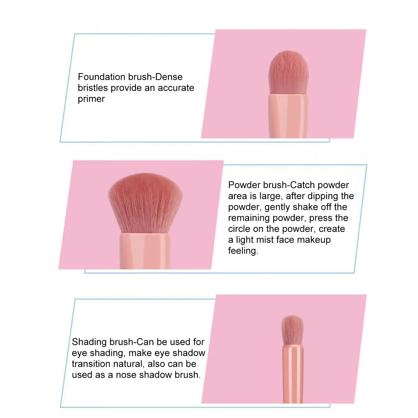 Набор косметических кистей для макияжа набор из 5 предметов портативная основа