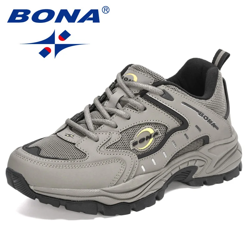 BONA 2022 New Designers Popular Sneakers Men Shoes Breathable Running Shoes Comfortable Casual Shoes Man Mesh Athletic Shoes