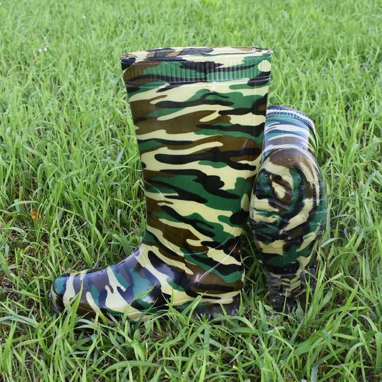 Сапоги Aleafalling мужские резиновые непромокаемые сапоги до колена без застежки с