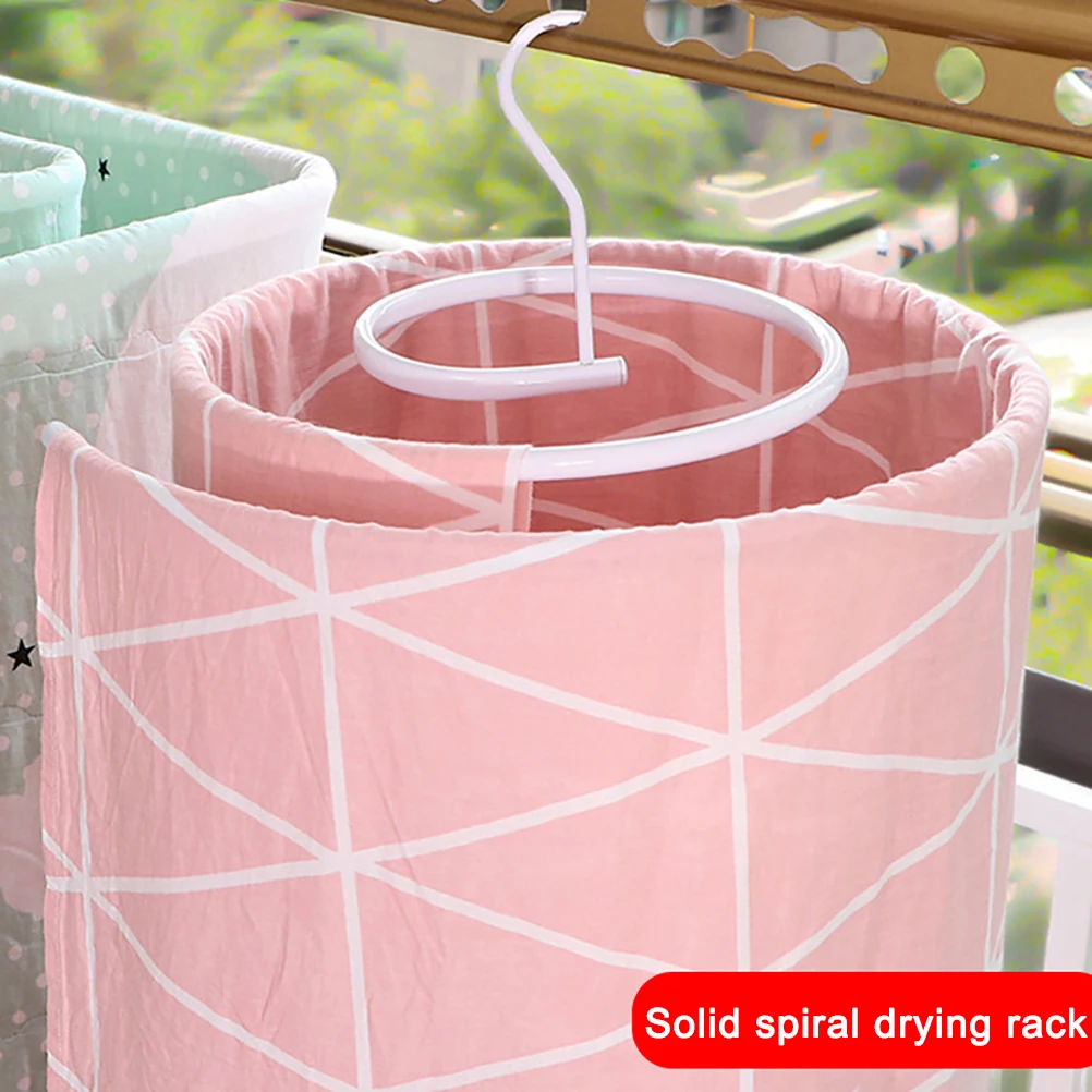 Вешалка для сушки спиральной формы вращающаяся вешалка хранения одеял