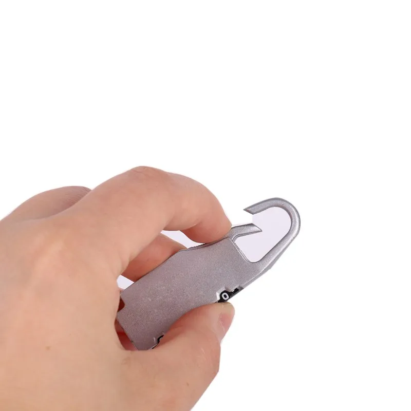 1 шт./лот мини сумка из сплава с кодовым номером и замком для багажа на молнии