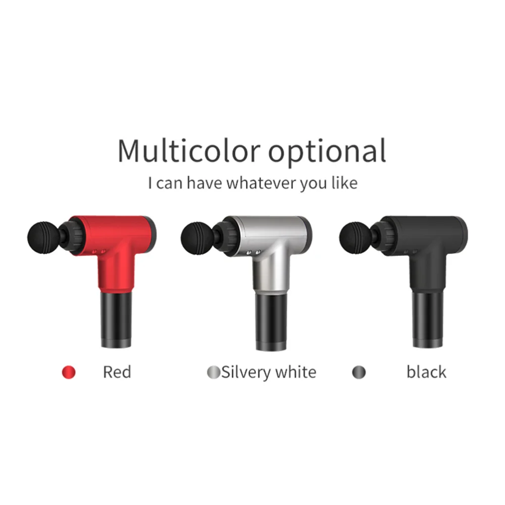 

Rechargeable Fascia Massager Muscle Relaxation Massager Fitness Equipment with Original AU Plug Silver