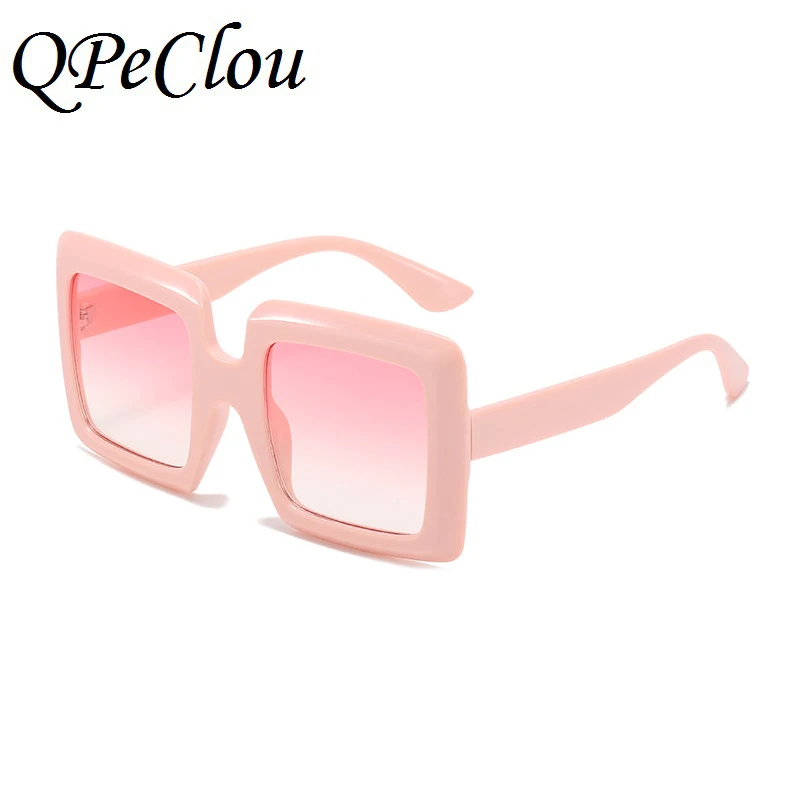 

2021 New Fashion Colorful Oversized Square Sunglasses Women Brand Designer Vintage Big Frame Sun Glasses Female Summer Shades