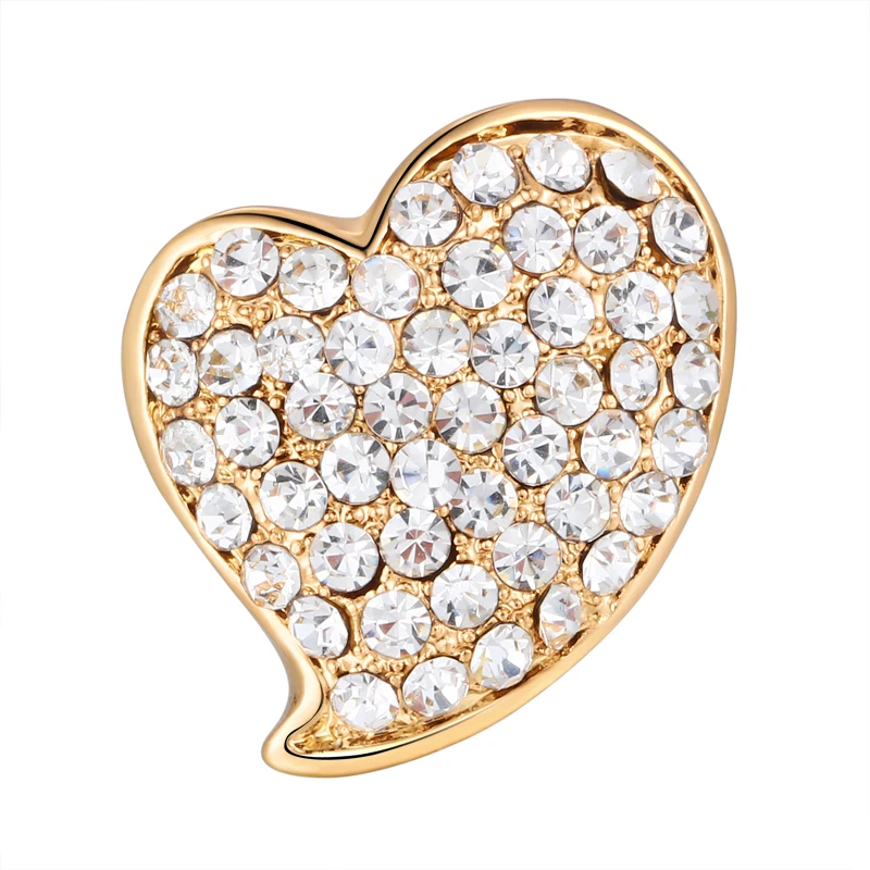 Новые модные обручальные кольца с кристаллами в форме сердца Лидер продаж