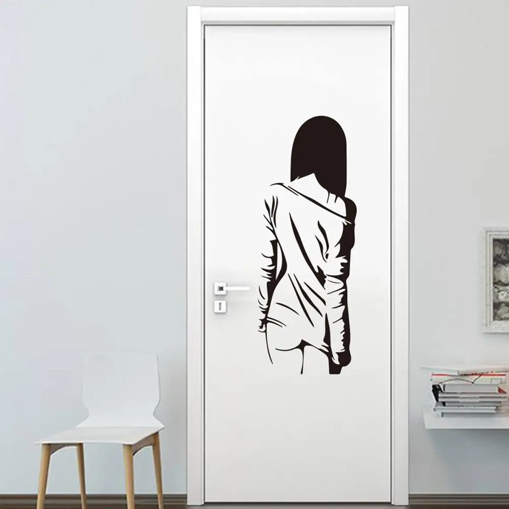 

Sexy girl Wall Sticker living room bedroom background decoration Mural Art wallpaper home decor individuality stickersCreative
