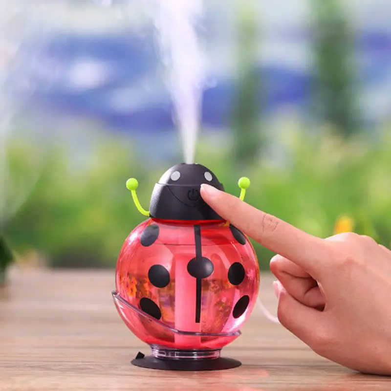 Ejoai Beetle увлажнитель USB Увлажнитель Арома диффузор Ароматерапия Эфирные масла диффузор Портативный тумана 260 мл светодиодный ночник