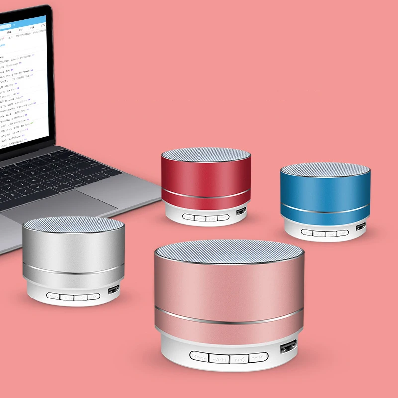 Портативный Bluetooth динамик мини аудио TF USB AUX стереозвук музыкальный