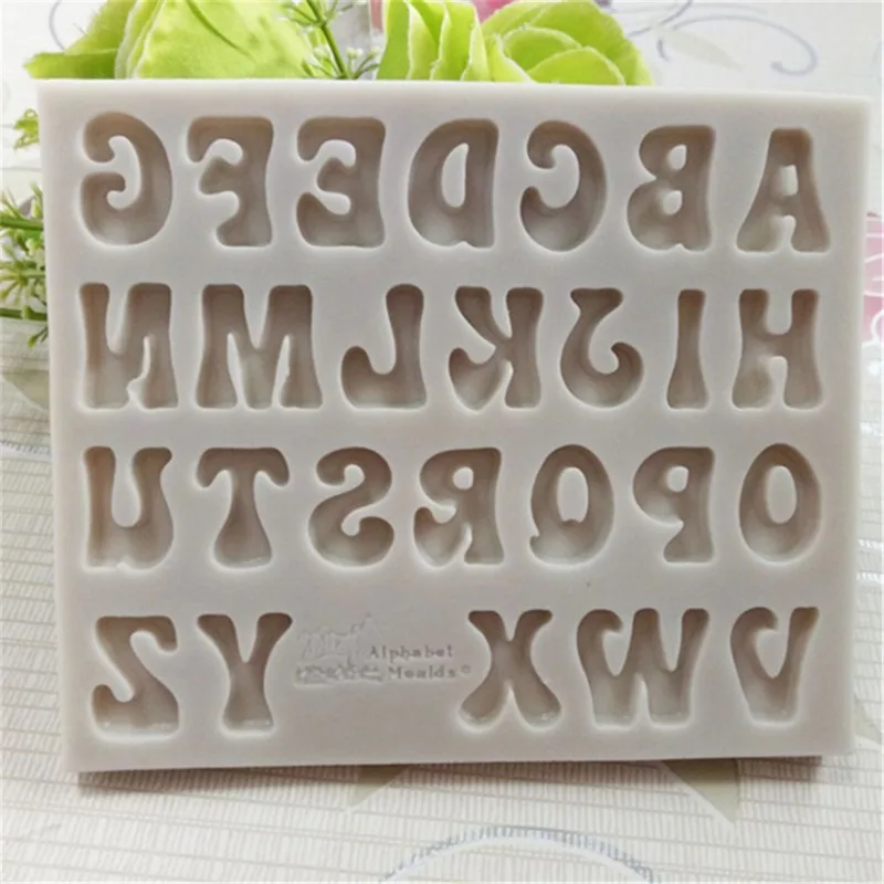 

1 Piece Capital / Letter / Number Silicone Mold Fondant Cake Decoration Tool Chocolate Candy Mold