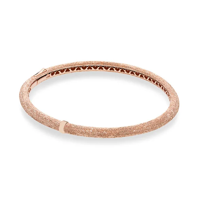 Серебряное кольцо для сережек с сердечками 100% пробы матовое розовыми и пружинным