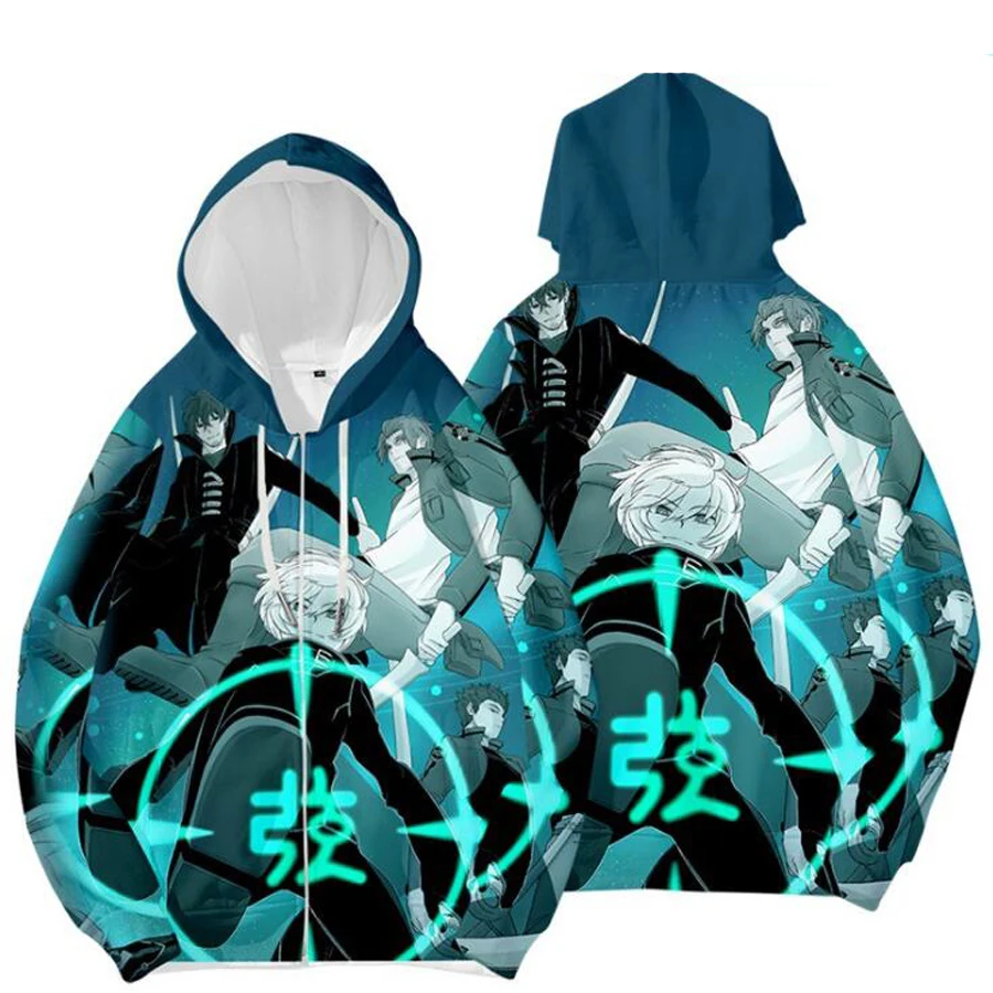 

Japan Anime World Trigger 3D Print Zip Up Women/men Hoodies Sweatshirts Streetwear Hip Hop Zipper Hooded Jacket Cosplay Costume