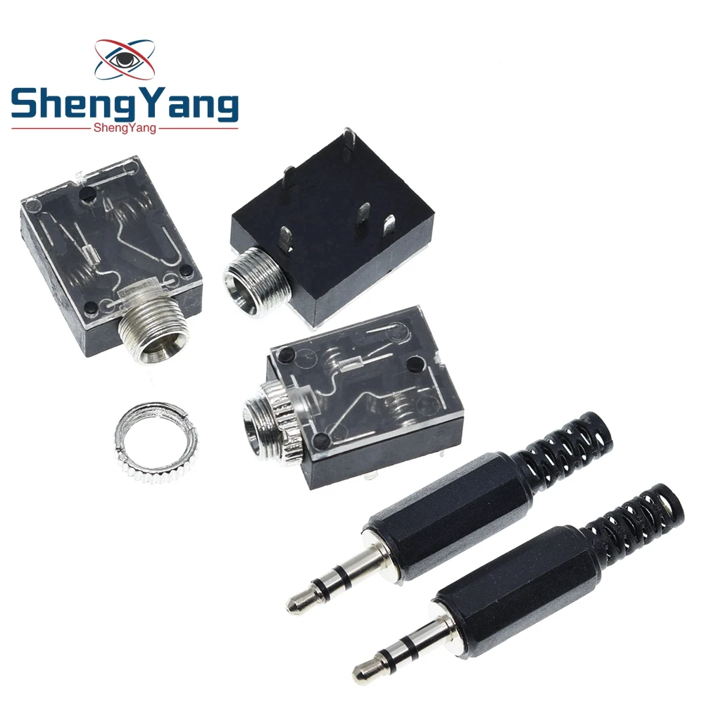 10 шт. горячая Распродажа 5 Pin 3 мм стерео аудио разъем печатной платы Панель