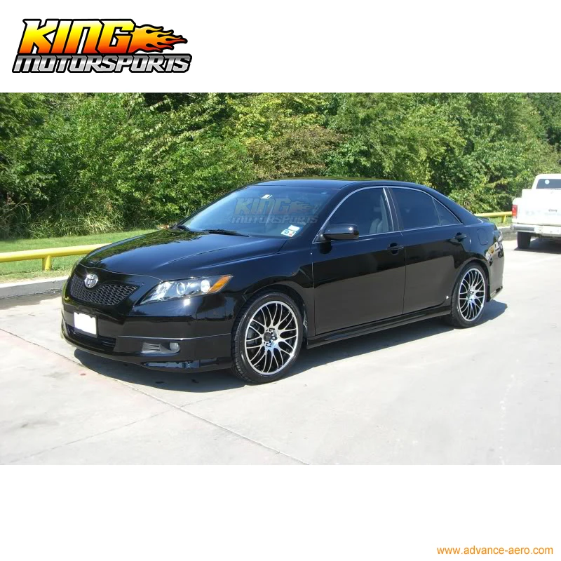 Подходит для 2007 2009 08 Toyota Camry OE завод SE стиль передний бампер спойлер Неокрашенный