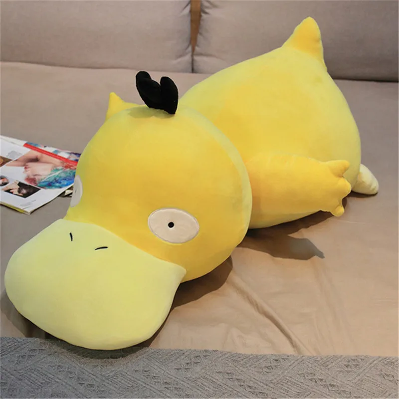 Плюшевые аниме игрушки Psyduck новинка мультяшная желтая утка лежащие утки мягкие