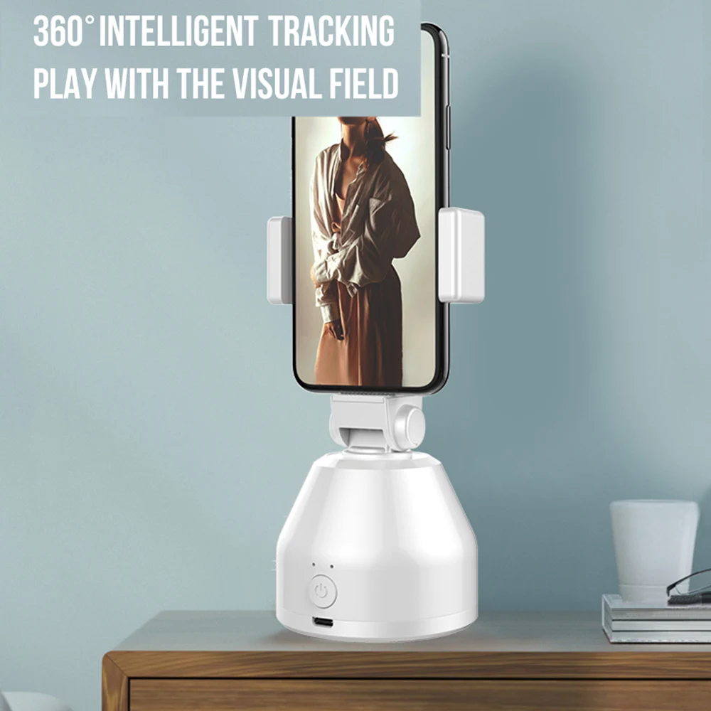 Селфи-Палка с поворотом на 360 градусов автоматическим отслеживанием объекта |