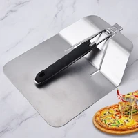 stainless steel folding pizza shovel round cake shovel pizza cake transfer shovel