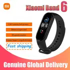 Умный Браслет Xiaomi Mi Band 6 сердечного ритма фитнес-трекер Bluetooth активно-матричные осид экран крови кислородом фитнес Traker водонепроницаемый смарт-браслет в наличии