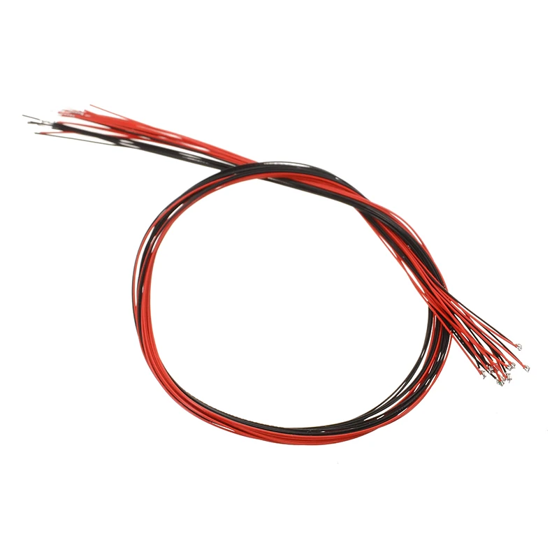 10 шт. #0402 SMD светодиодный предварительно припаянный Micro Litz Проводные светодиодные
