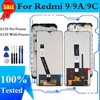 original for xiaomi redmi 9a 9c lcd display screen touch panel digitizer 10 point touch replacement for redmi 9 lcds repair part