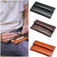handcrafted leather tobacco pouch
