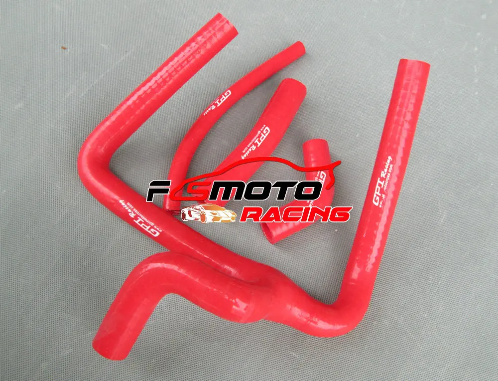 Красный силиконовый шланг радиатора для Honda CR250 CR250R CR 250 R 2002 2008 2 тактный 250R 2003 2004 2005