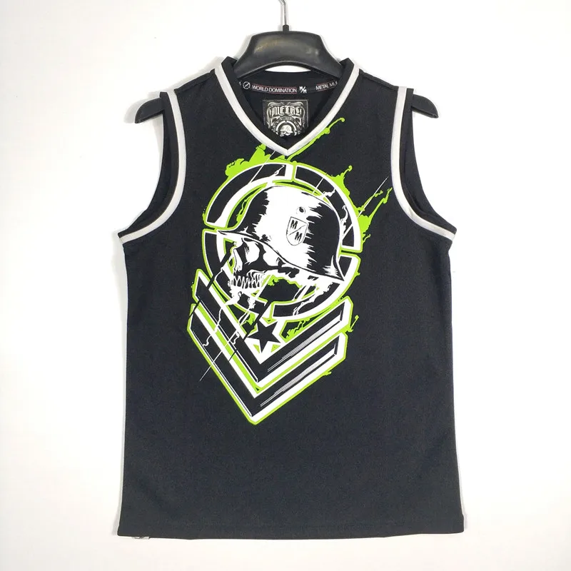 В байкерском стиле для мальчиков с металлическим наконечником фактурой майка в