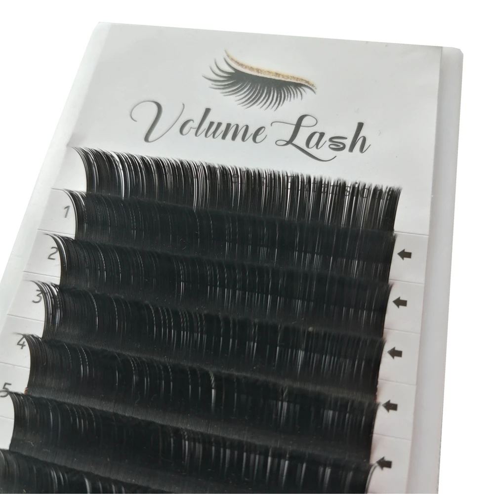 Эллипс плоские Индивидуальные ресницы натуральные накладные разделенные