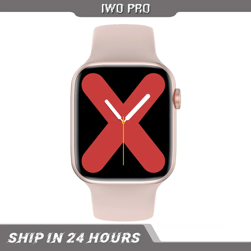

NEW IWO PRO W56 Smart Watch 2021 44mm Strap Wireless Charging Bluetooth Call ECG Heart Rate Temperature PK IWO 12 13 W26 Pro W66