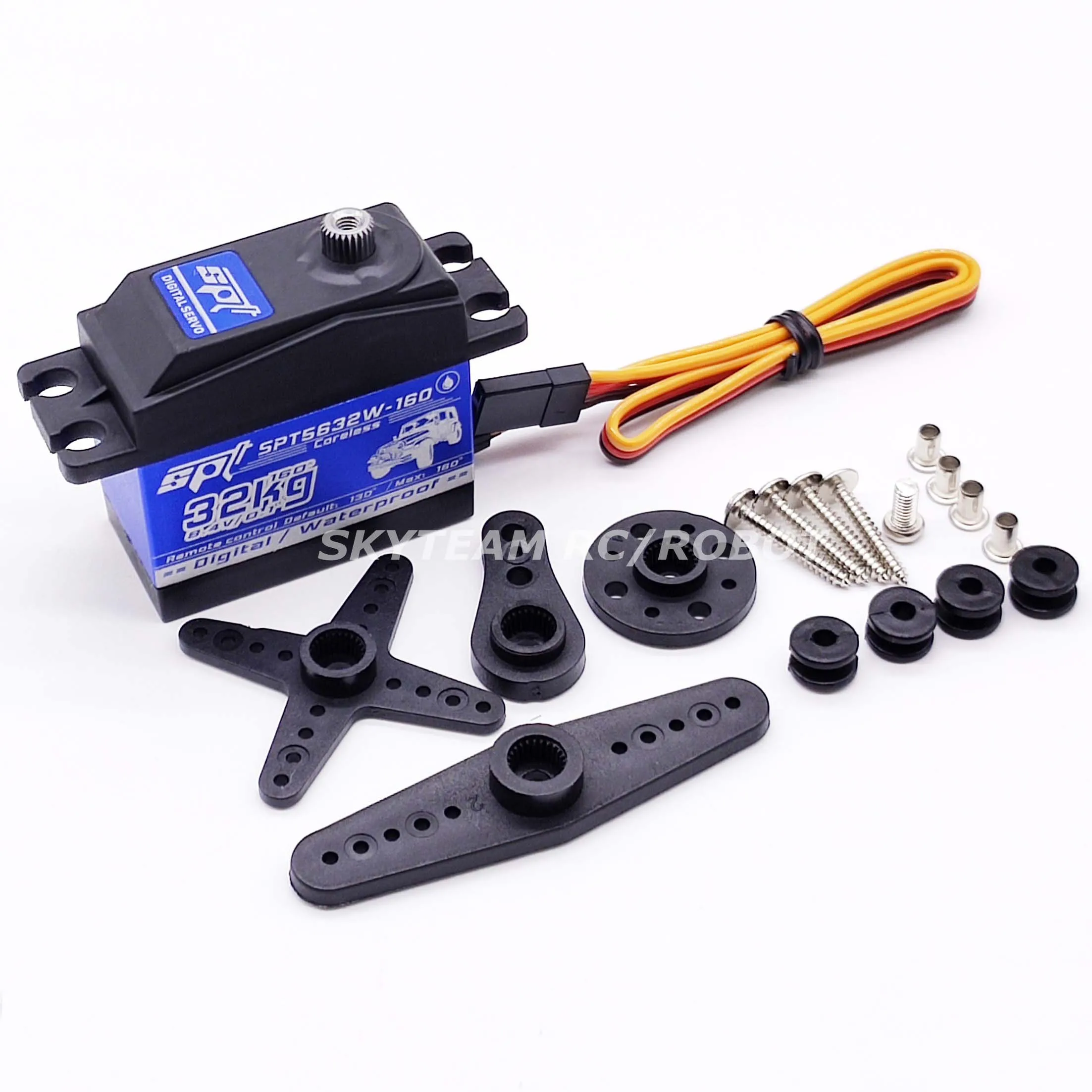 SPT5632 32 кг ВЫСОКОЕ НАПРЯЖЕНИЕ ЦИФРОВОЙ стандартный сервопривод 1:8 1:10 RC автомобиль