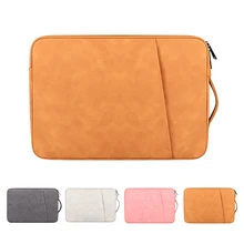 New PU leather Laptop Bag For Dell Asus Lenovo HP Acer Handbag 13 14 15 15.6 inch Bag For Macbook Air Pro Notebook Sleeve Case