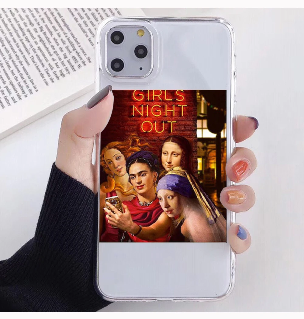 

PUNQZY Mona Lisa Art David Soft TPU Phone Case For Huawei P30 P20 MATE 20 LITE P30 P20 PRO Alternative Statue Artistic Pattern