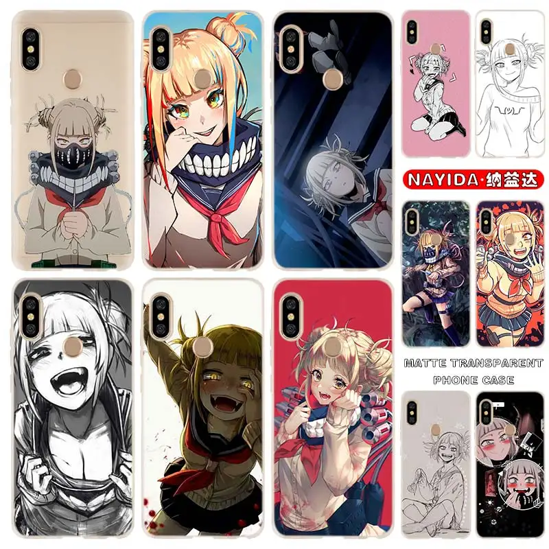 Мягкий силиконовый чехол для Xiaomi Redmi Note 11 10 9 8 7 Pro Max 10s 9s 8t 4G 5Gr аниме Himiko Toga Boku No Hero